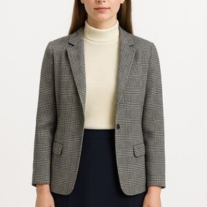 Tahari ASL beige Knit Sweater Blouse Normcore Womens Preppy Modest Mature 4P